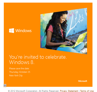 Microsoft chính thức ấn định ngày ra mắt Windows 8