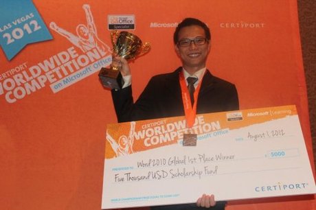 Việt Nam vô địch thế giới cuộc thi Tin học Văn phòng Microsoft 2012
