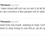 Cha đẻ Minecraft chê Windows 8